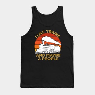 Model Train Lover Driver Tank Top